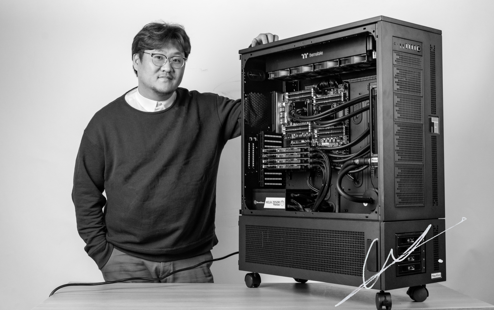 H3 수냉식 서버 제작 및 구축 현장